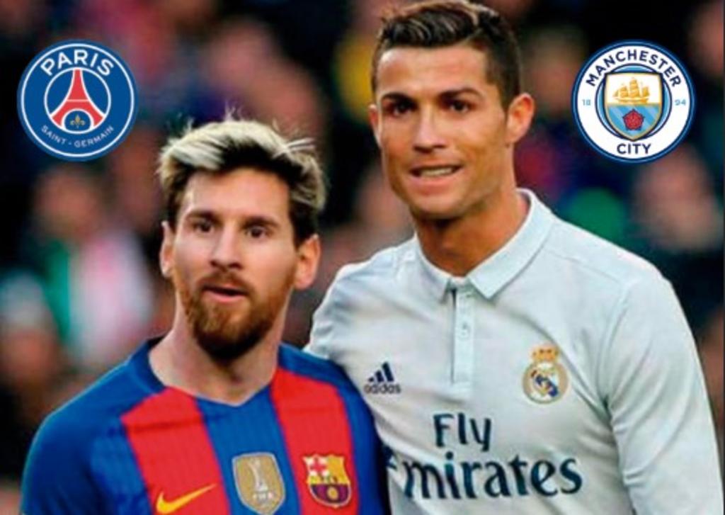 Ronaldo y Messi 'cara a cara' en la Champions si cierra trato con Manchester City