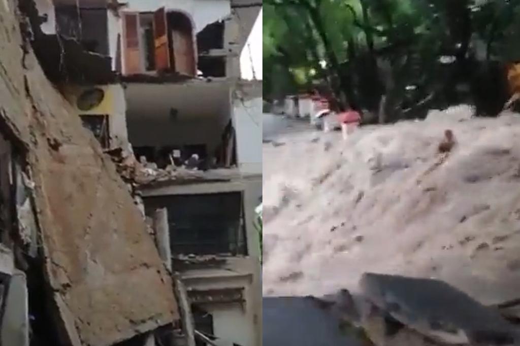 Así quedó el hotel que colapso en Puerto Vallarta a causa del huracán 'Nora'