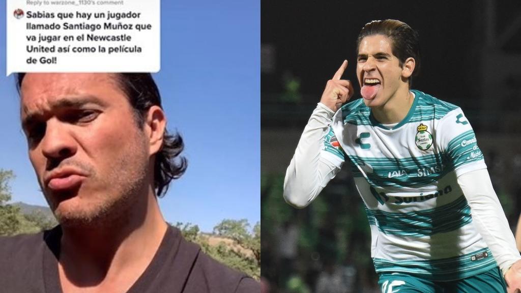 Kuno Becker reacciona a la llegada de Santiago Muñoz al Newcastle