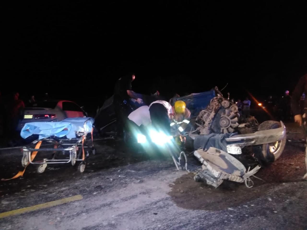 Hombre muere en aparatoso choque sobre la carretera libre Saltillo–Torreón