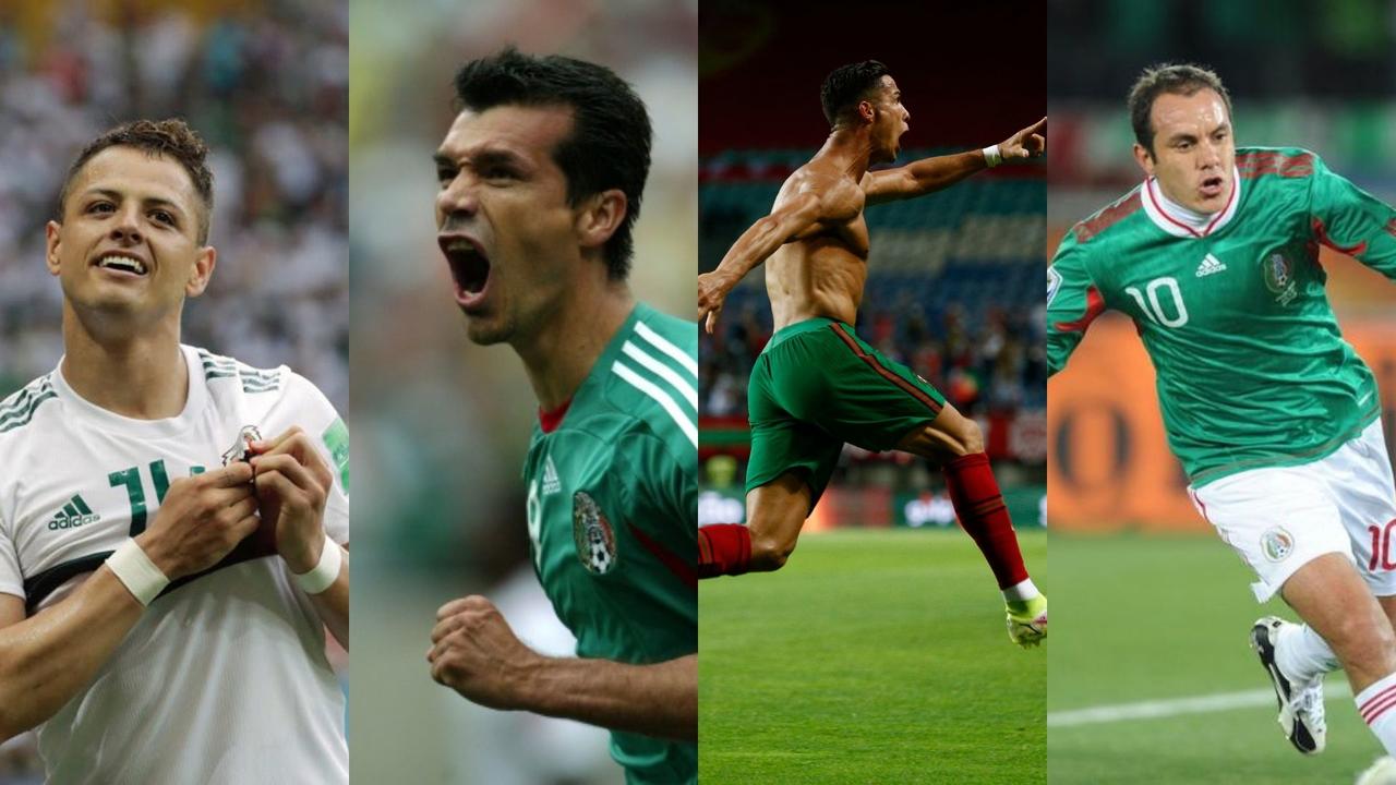 ¿Cuántos goleadores mexicanos se necesitan para superar la marca de Cristiano en Selección?
