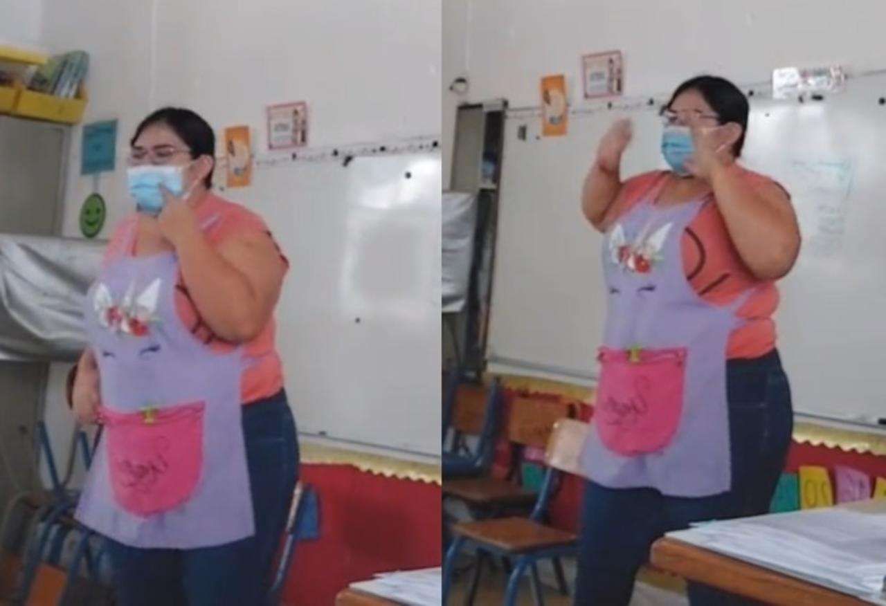 VIRAL: Maestra cambia letra de 'El Candadito' para crear conciencia sobre uso del cubrebocas