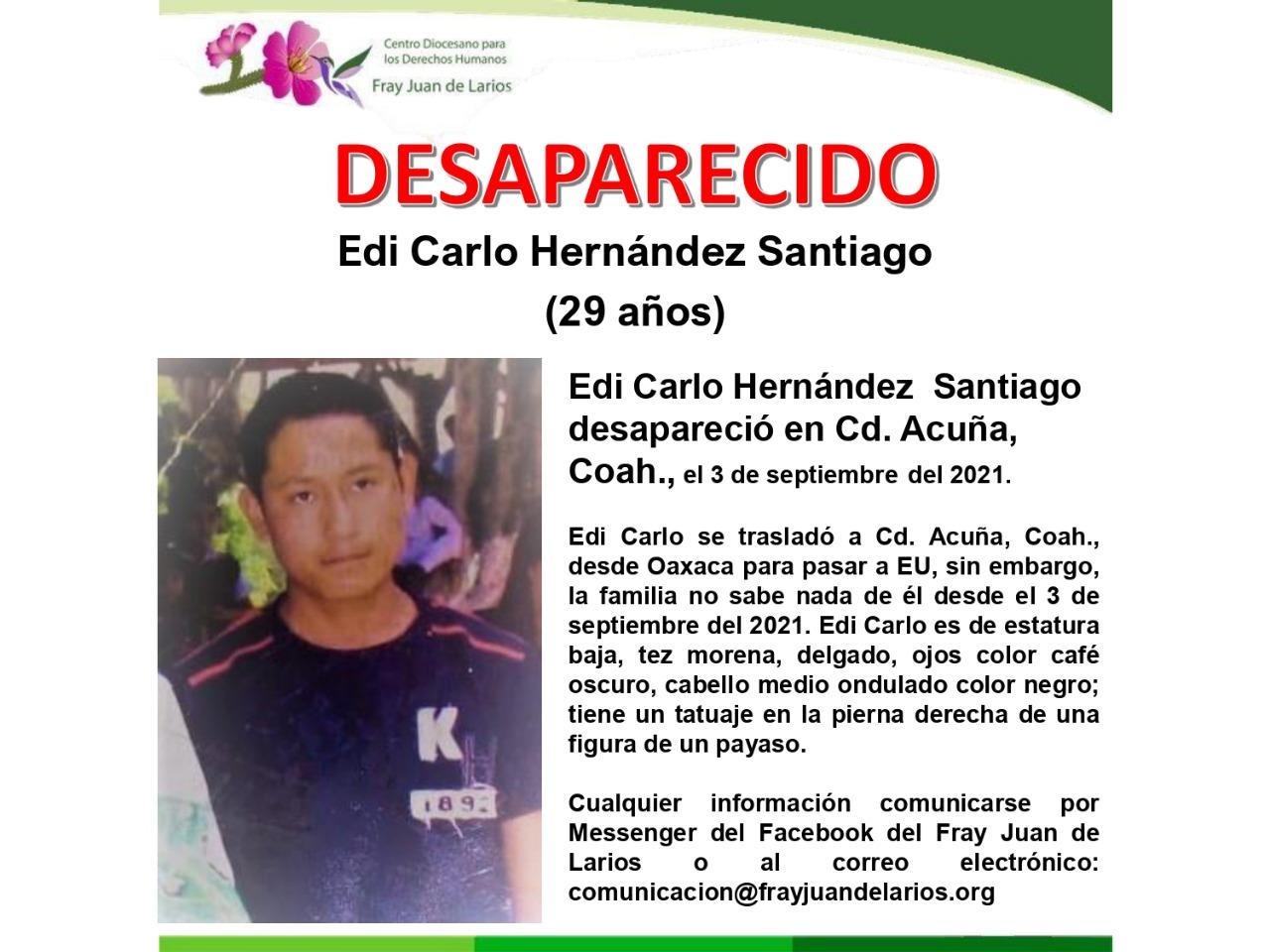 Familiares piden apoyo para localizar a joven de Oaxaca; se dirigía a Ciudad Acuña