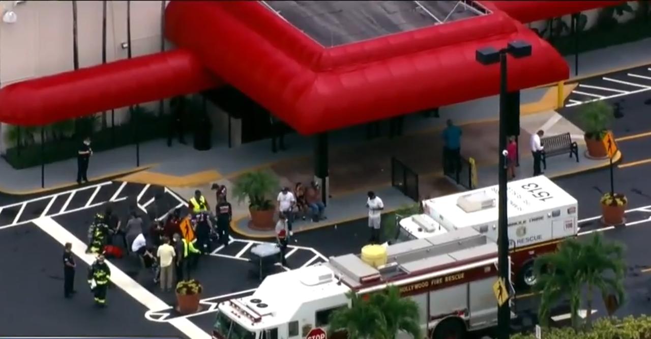 La caída del techo de un casino en Florida deja varios heridos