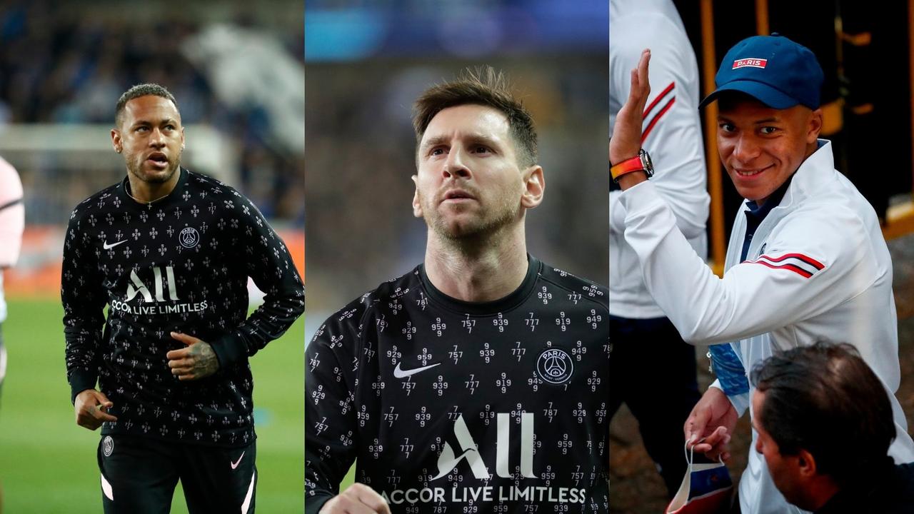 PSG alinea por primera vez a Messi, Mbappé y Neymar ante el Brujas en Champions League
