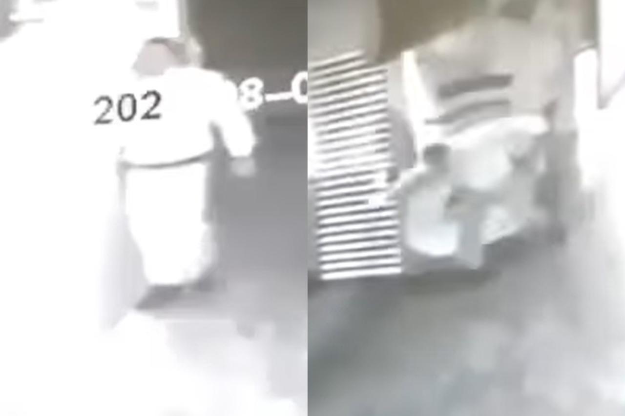 Difunden video de guardia de seguridad atacado por un 'fantasma'