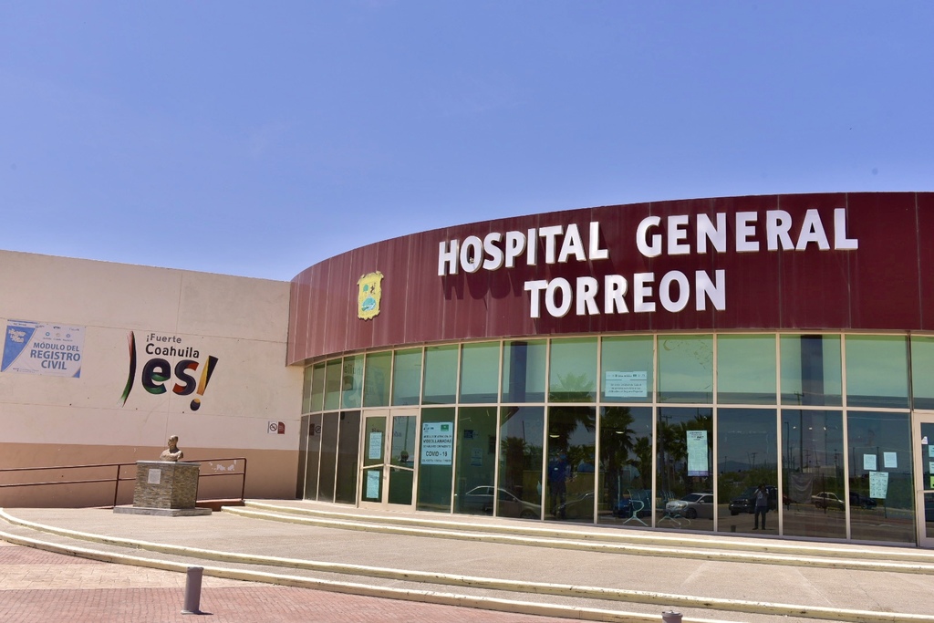 Internados, 16 pacientes con COVID-19 en el Hospital General de Torreón