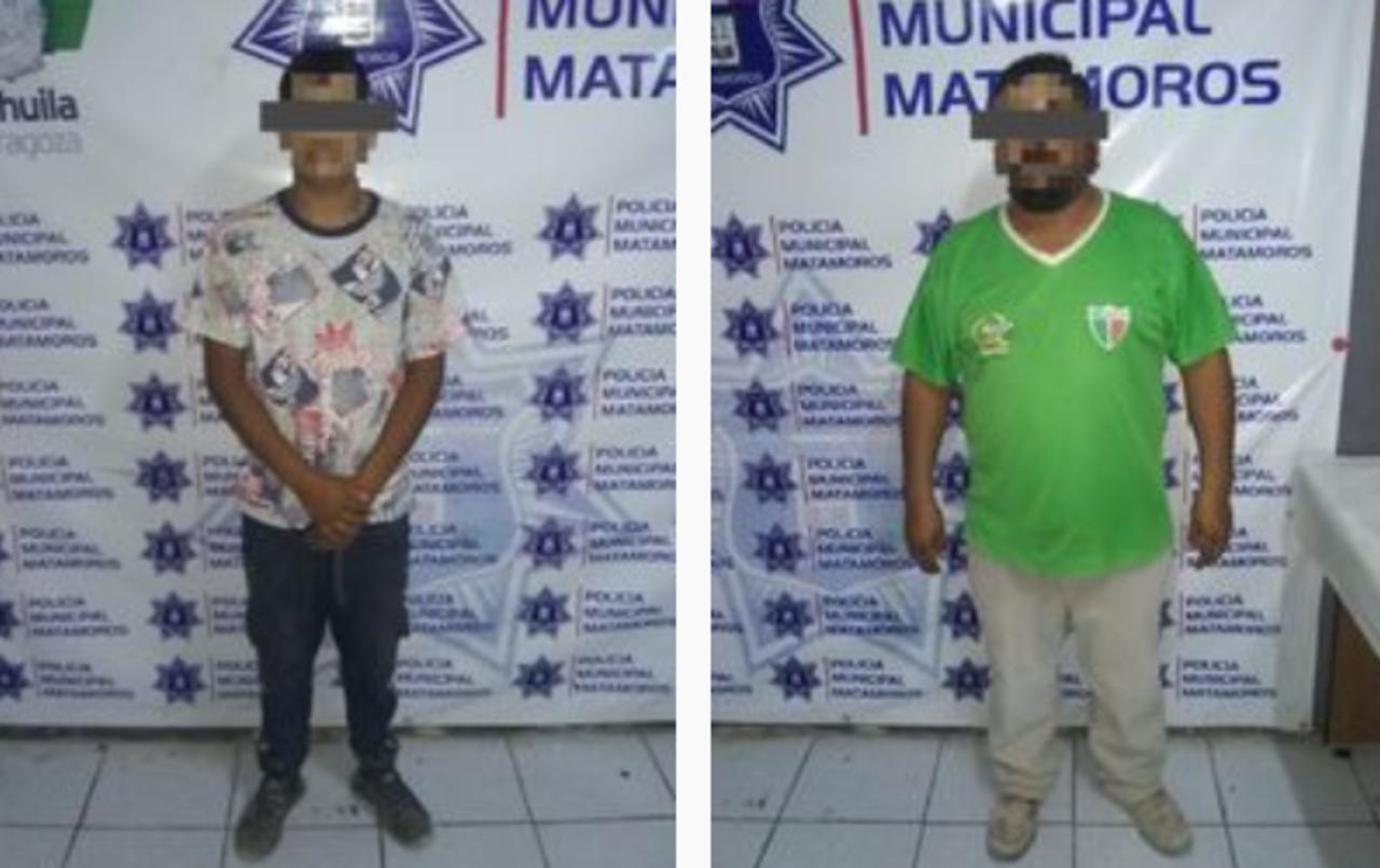 Dos hombres detenidos por robo de combustible en establo de Matamoros