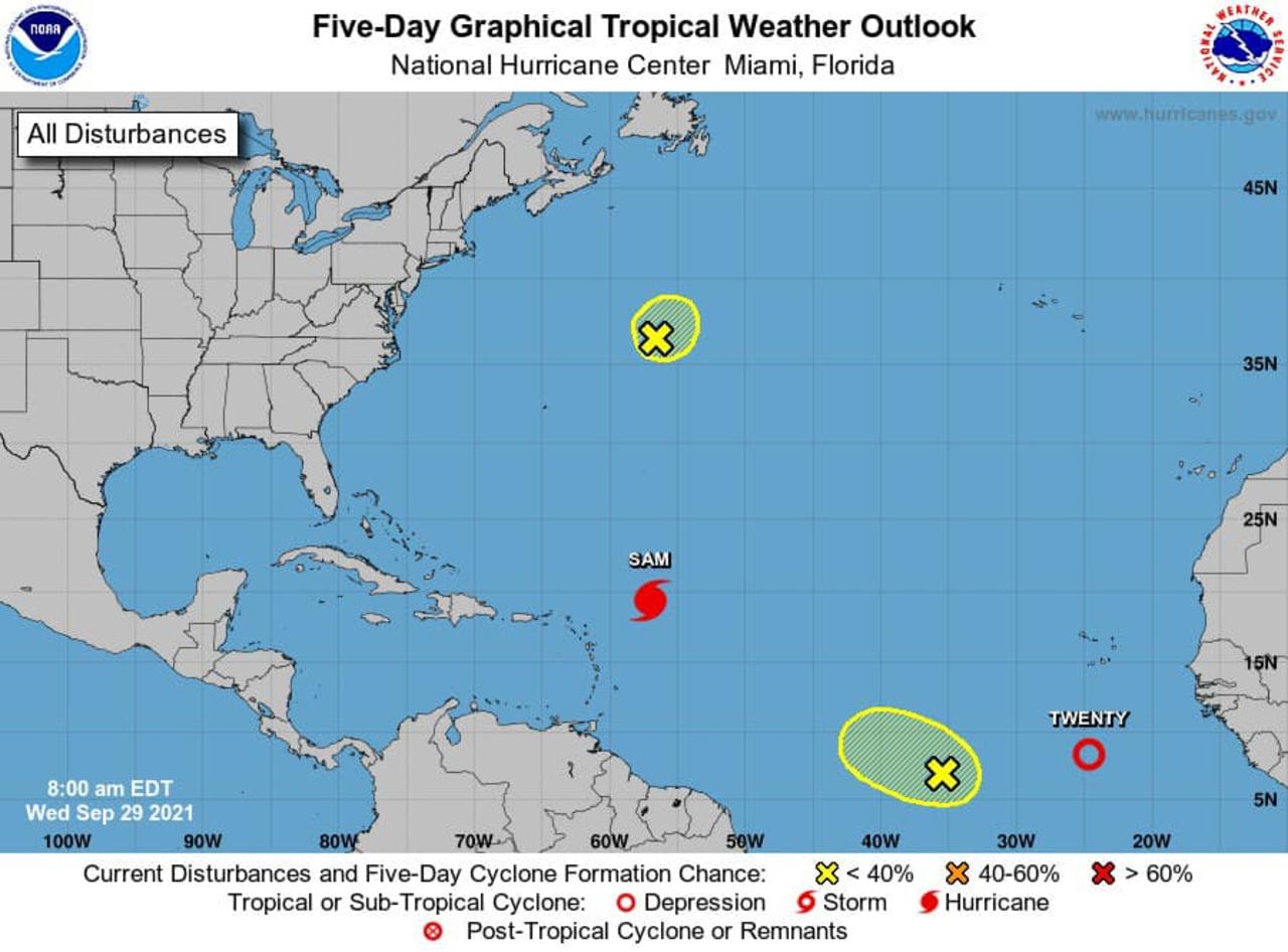 Depresión tropical 20 se forma en el Atlántico y hoy mismo será tormenta