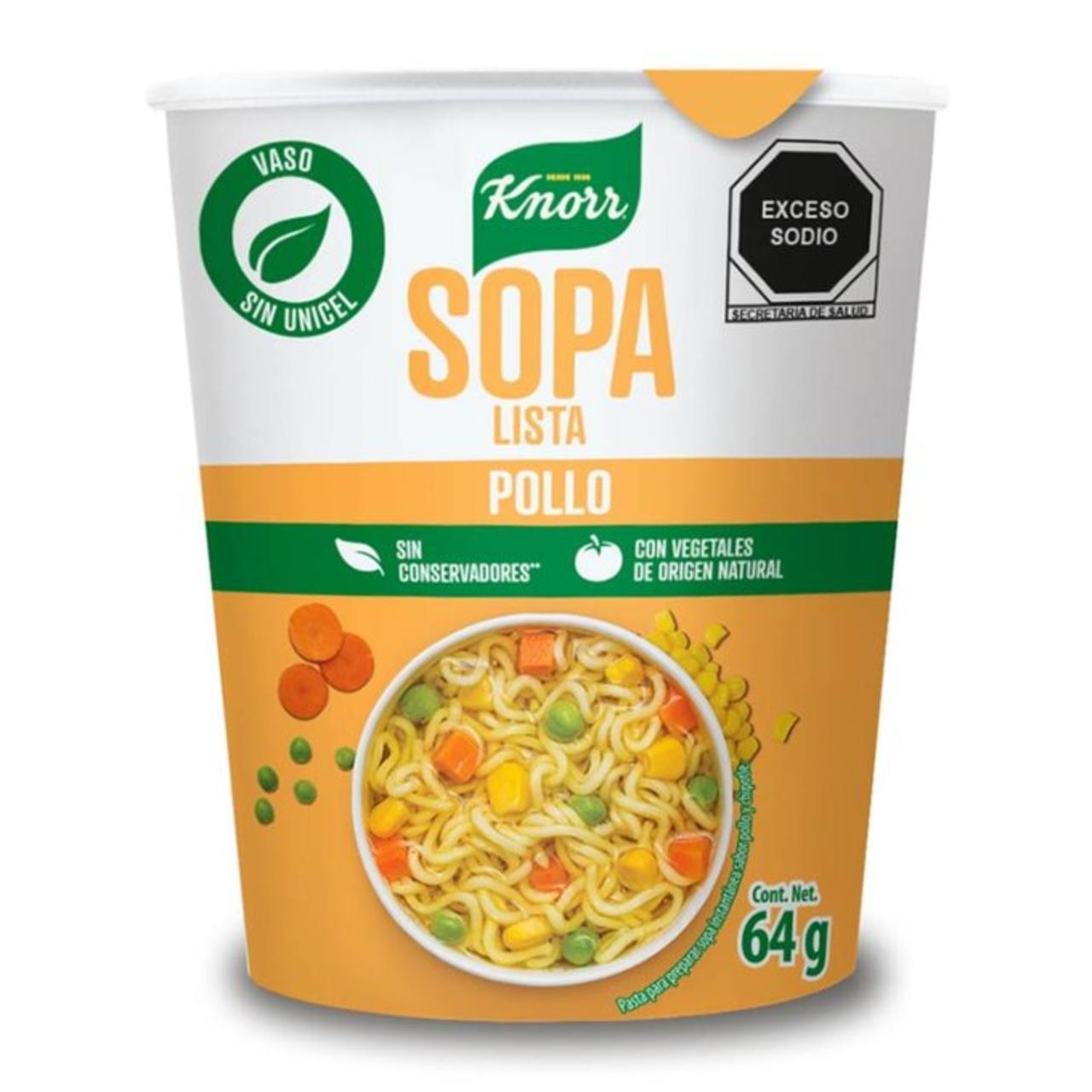 Unilever aclara que sopa Knorr señalada por Profeco ya no se vende en México