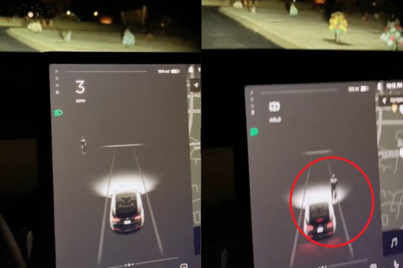 'Tiktoker' asegura haber detectado 'fantasmas' con su automóvil Tesla en un cementerio