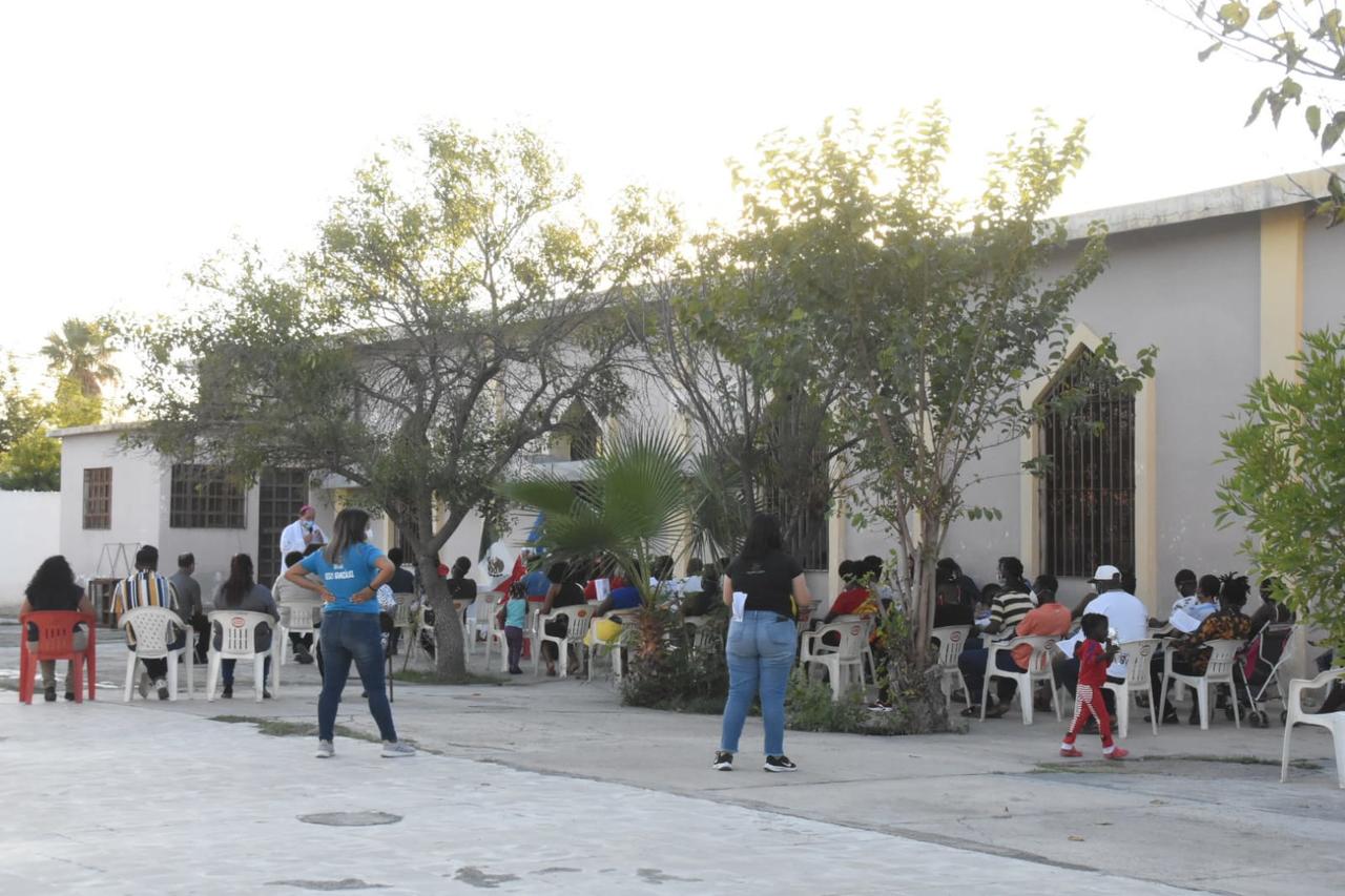 Representantes de la ONU visitan albergue de Haitianos en Cd. Frontera