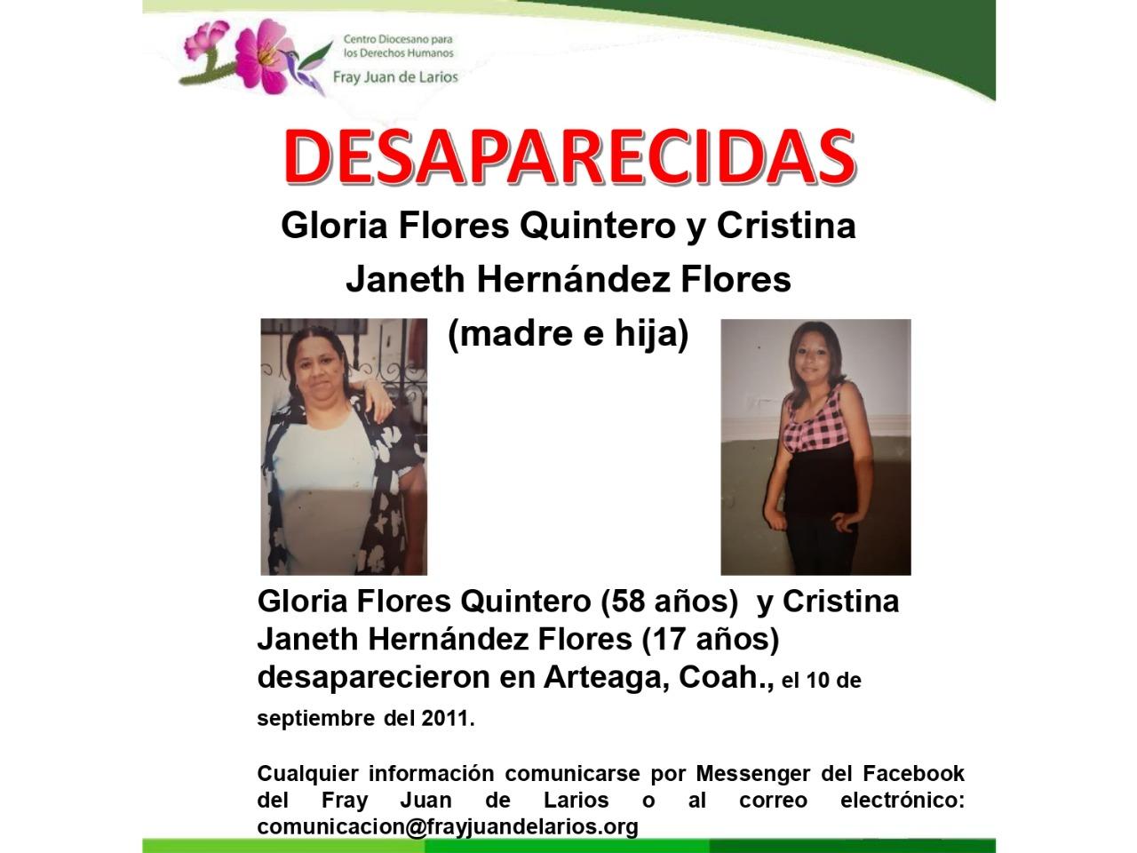 Cumplen diez años desaparecidas tres hijas y su madre; los hechos ocurrieron en Arteaga