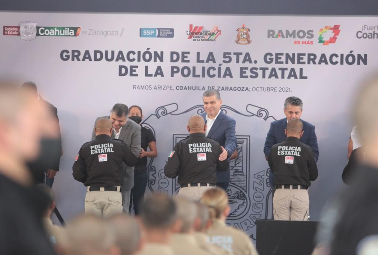 Un total de 150 cadetes se convirtieron en la 5º Generación de la Policía de Coahuila