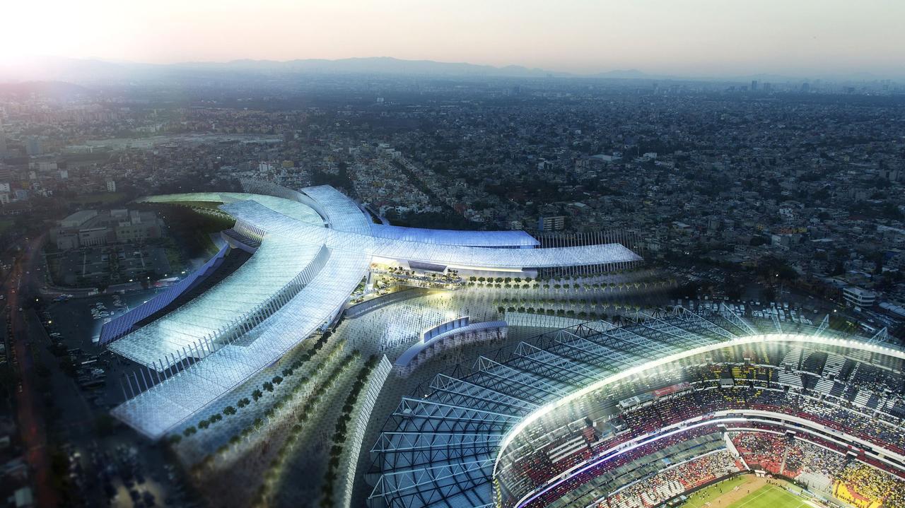 Este es el nuevo proyecto verde con hotel y centro comercial para el Estadio Azteca