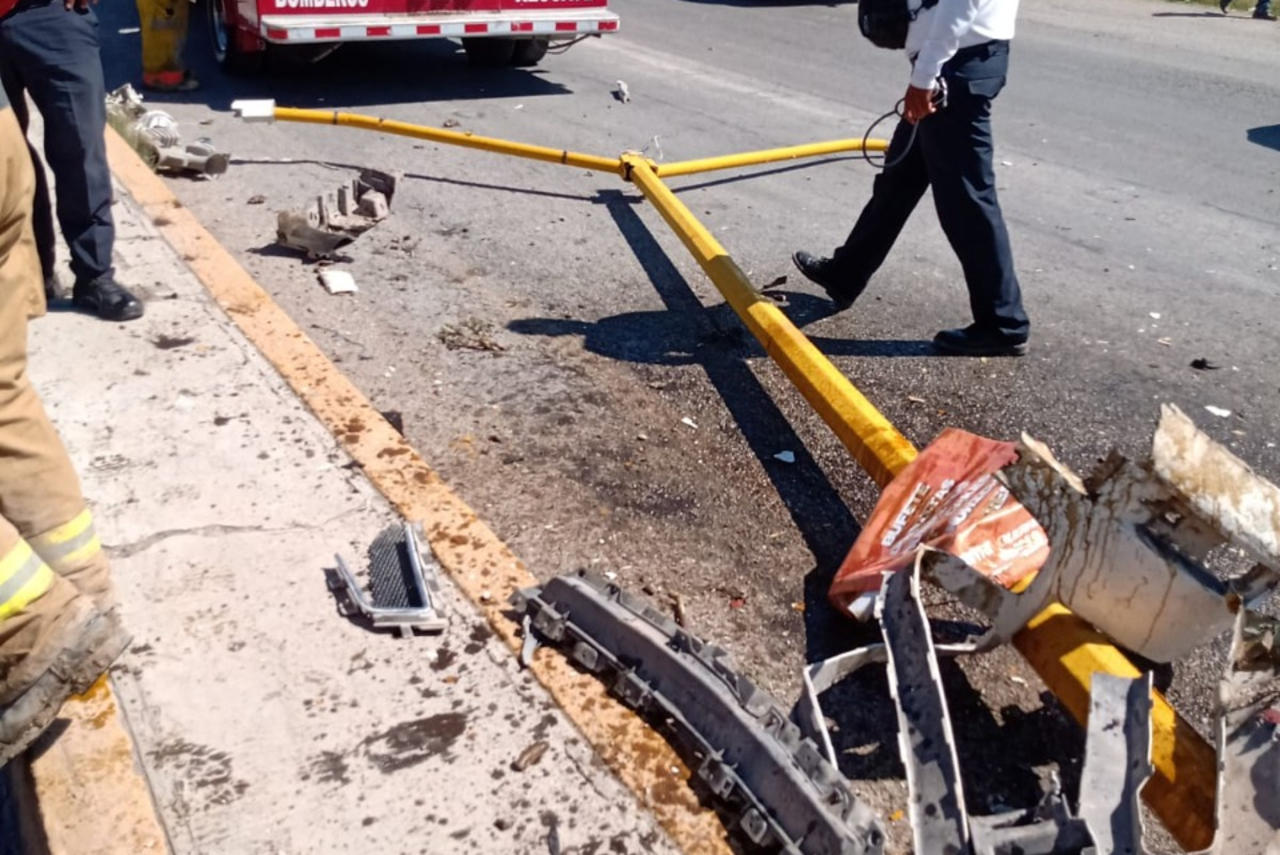Dañadas 15 lámparas por robo de cable y accidentes en Matamoros