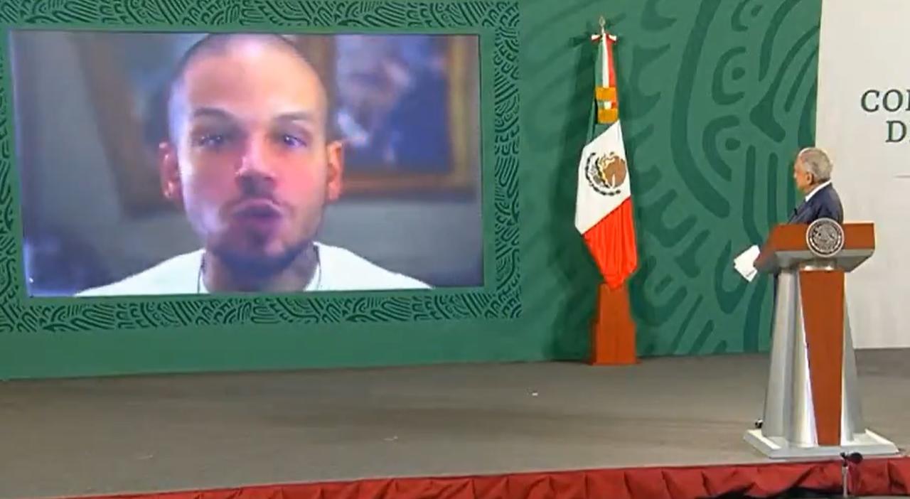 'Tenemos derecho a expresar lo que sentimos'; AMLO ambienta la mañanera con Calle 13