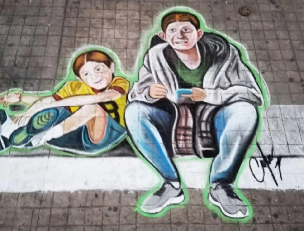 Despiden a 'Benito' con arte urbano en Sinaloa