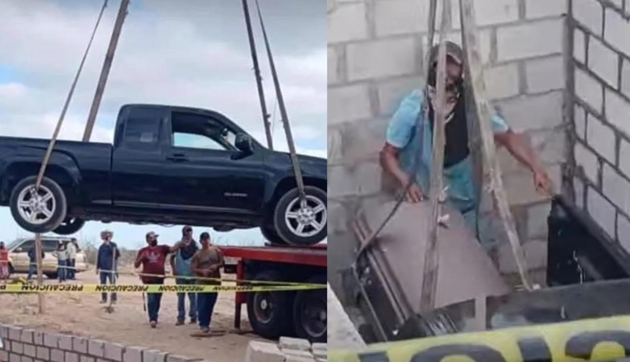 'Amor a su vehículo'; entierran a hombre junto a su camioneta en Baja California Sur