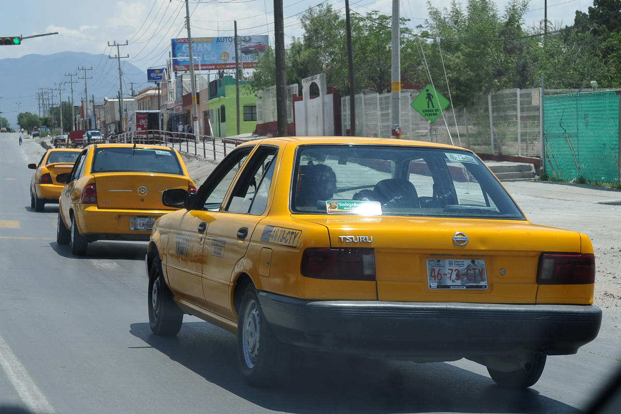 Taxistas de Saltillo se reunirán con autoridades para implementar medidas de seguridad