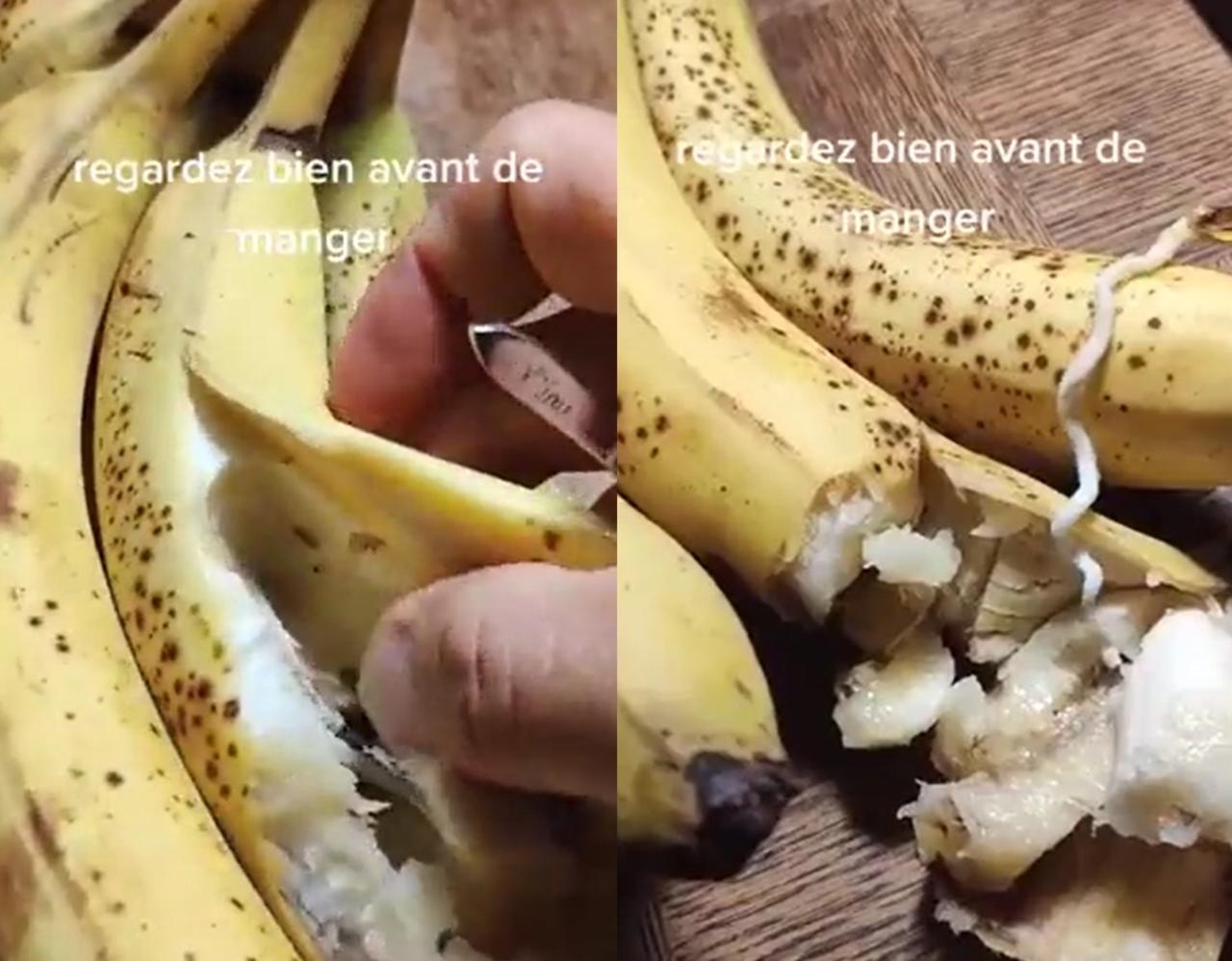 La verdad tras el video de los plátanos llenos de gusanos difundido en WhatsApp