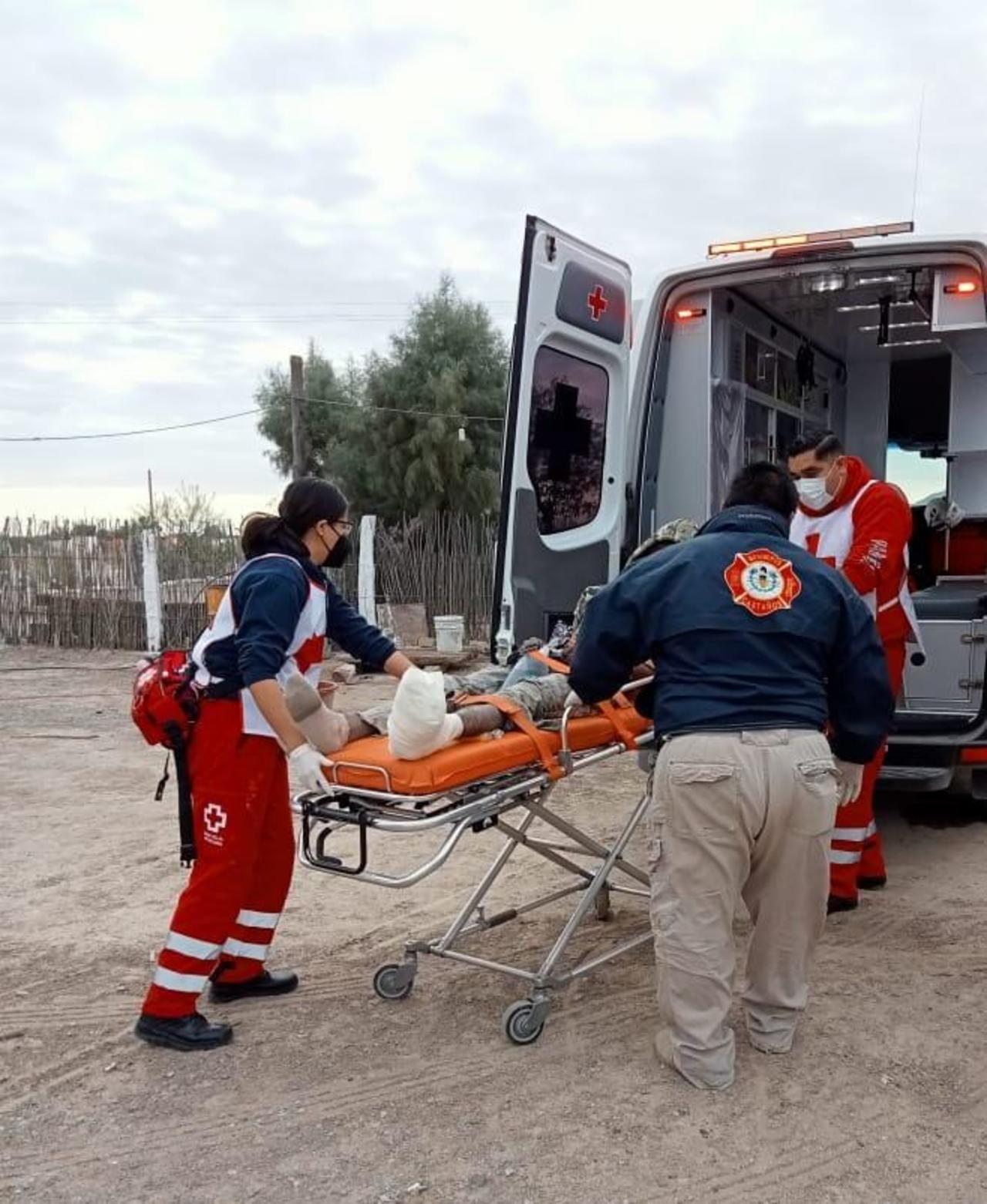 Migrante destroza su pie al caer de tren; caminó 30 horas para llegar cerca de Castaños y sobrevivir