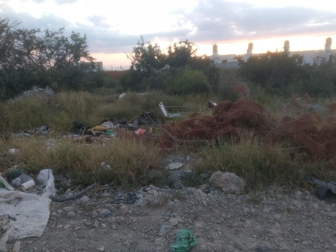Municipio de Saltillo sigue sin atender reporte de predio usado como basurero