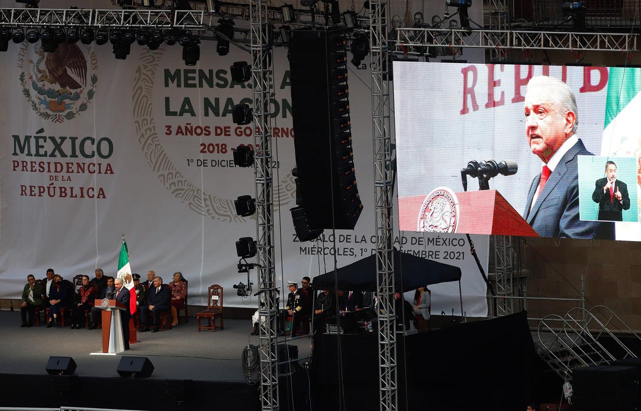 López Obrador prevé recuperación económica y destaca acciones por tercer año de gobierno