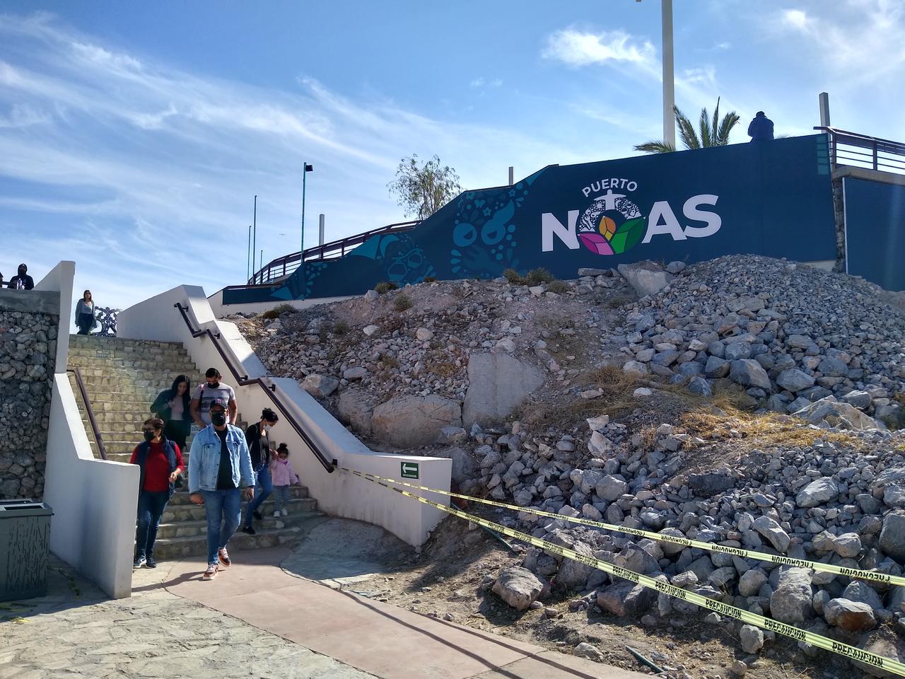 Instalación de restaurantes en Puerto Noas continúa pendiente