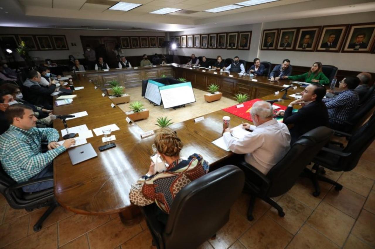 En reunión de gabinete definen últimos detalles del informe de gobierno del alcalde de Saltillo