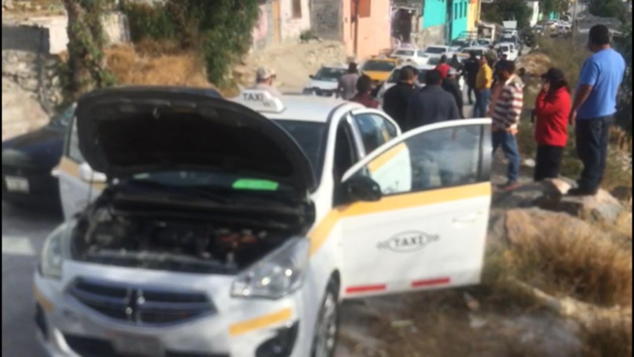 Taxistas protagonizan persecución en Saltillo