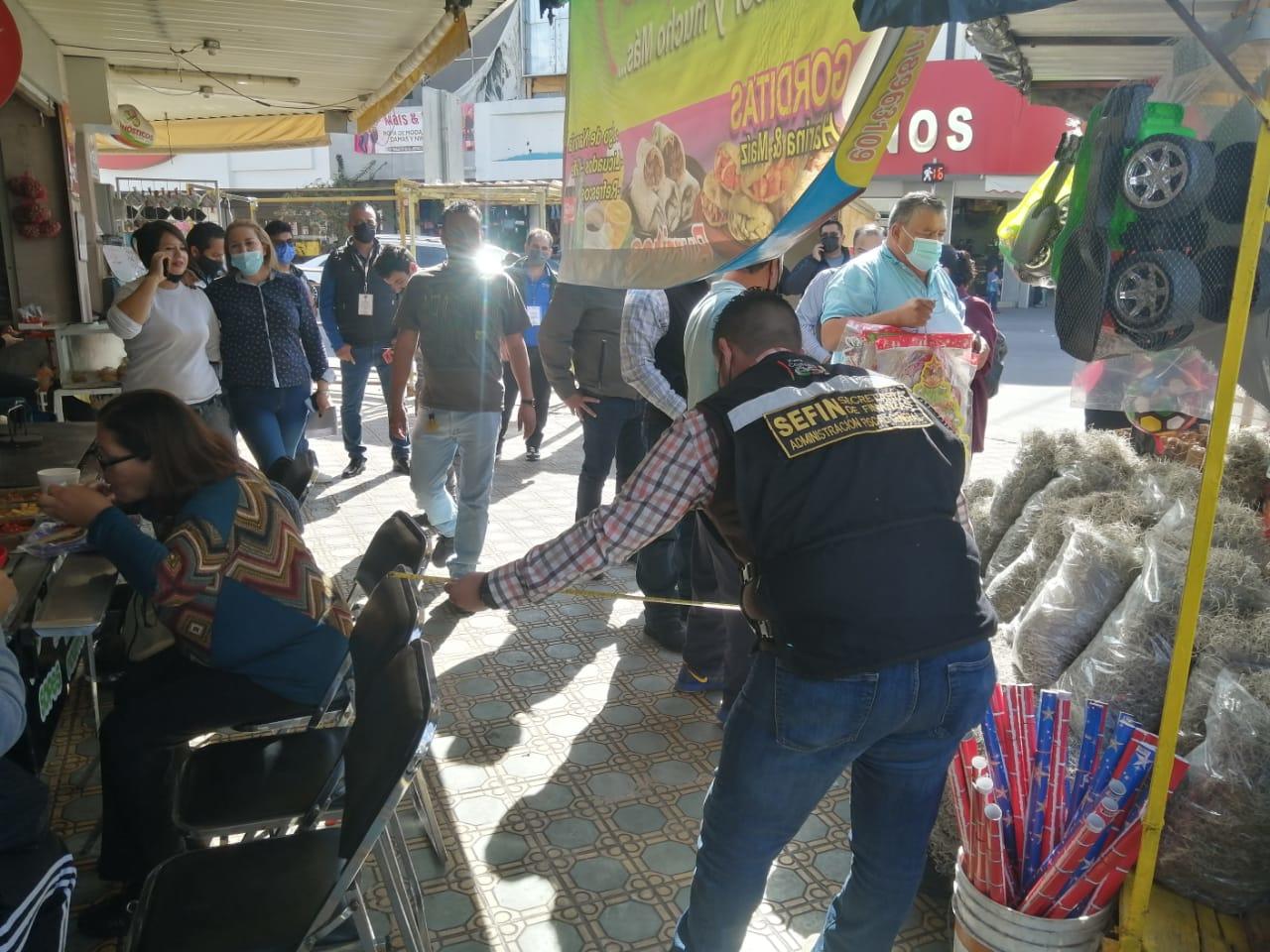 Autoridades realizan nuevo operativo de ordenamiento comercial en Torreón