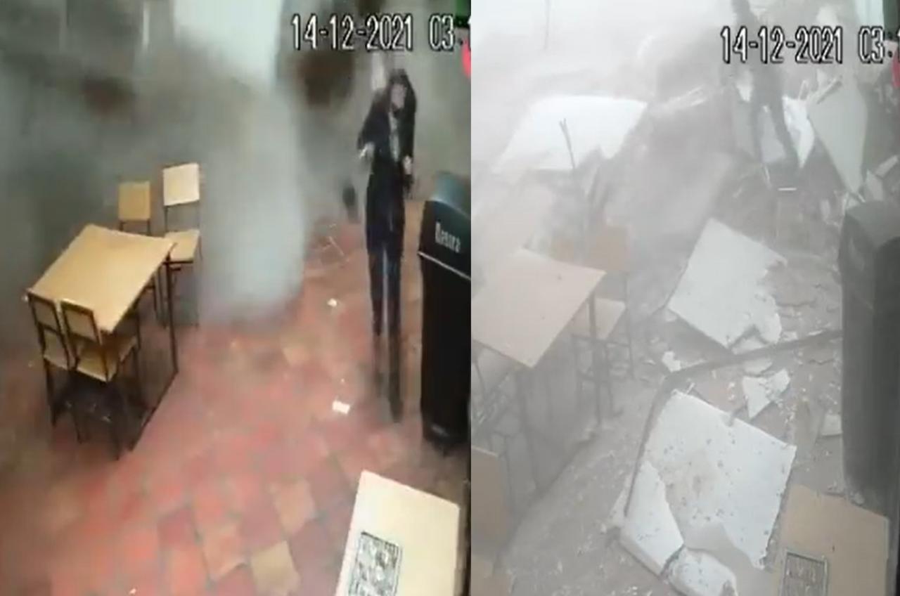 VIDEO: Colapsa techo de plaza comercial en Tijuana y deja un muerto