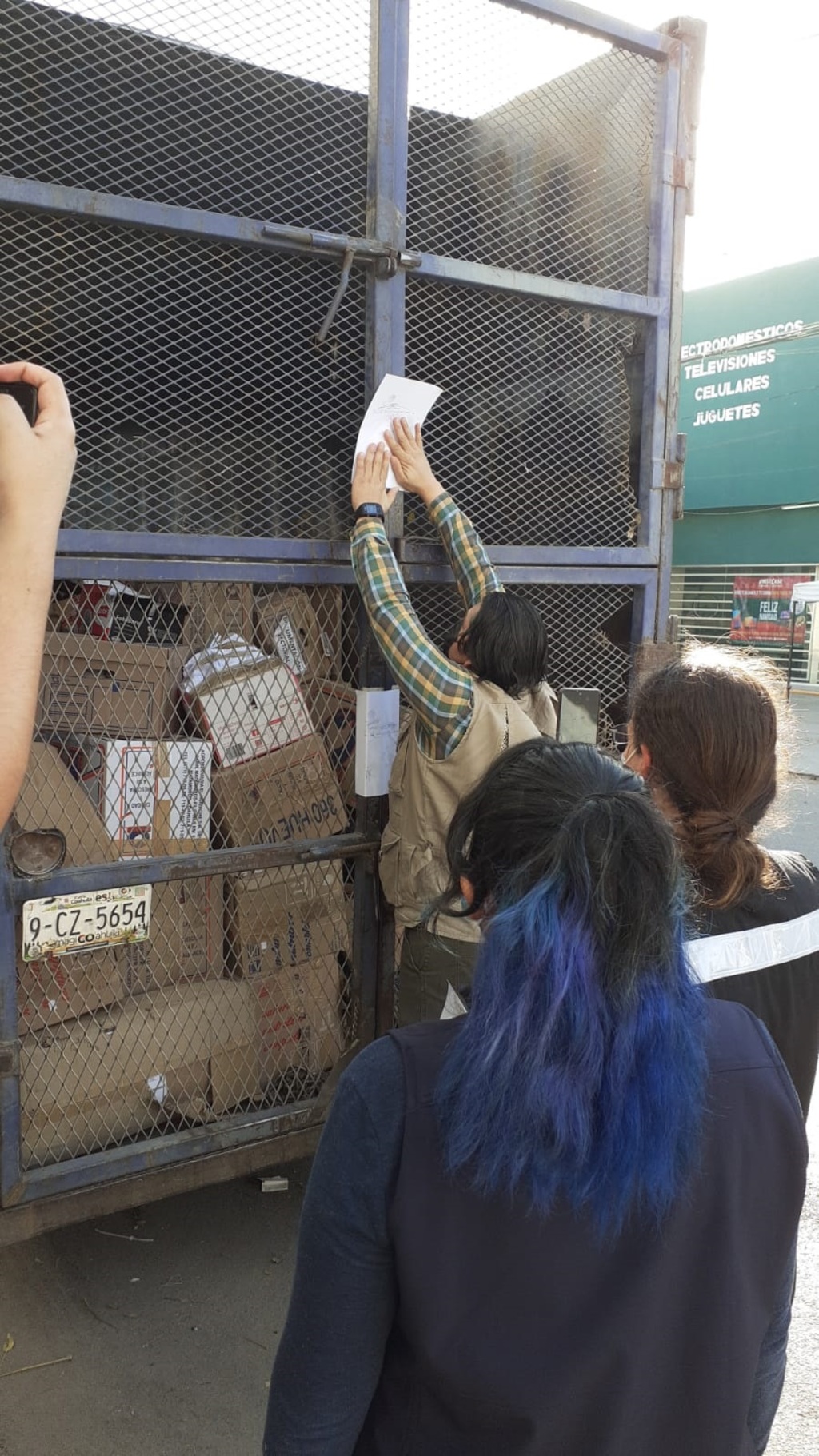 San Pedro entrega material electoral para reciclaje