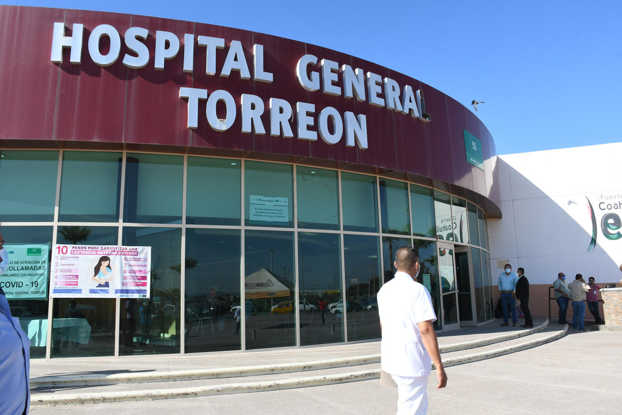 Hospital General de Torreón con 17 pacientes COVID; 2 de ellos graves