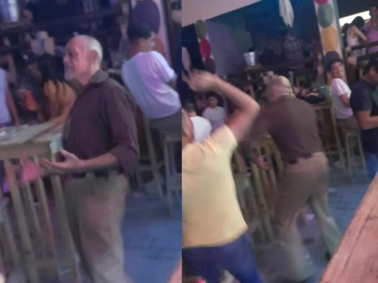 Hombre 'sorprende' con sus pasos de baile en bar de Gómez Palacio