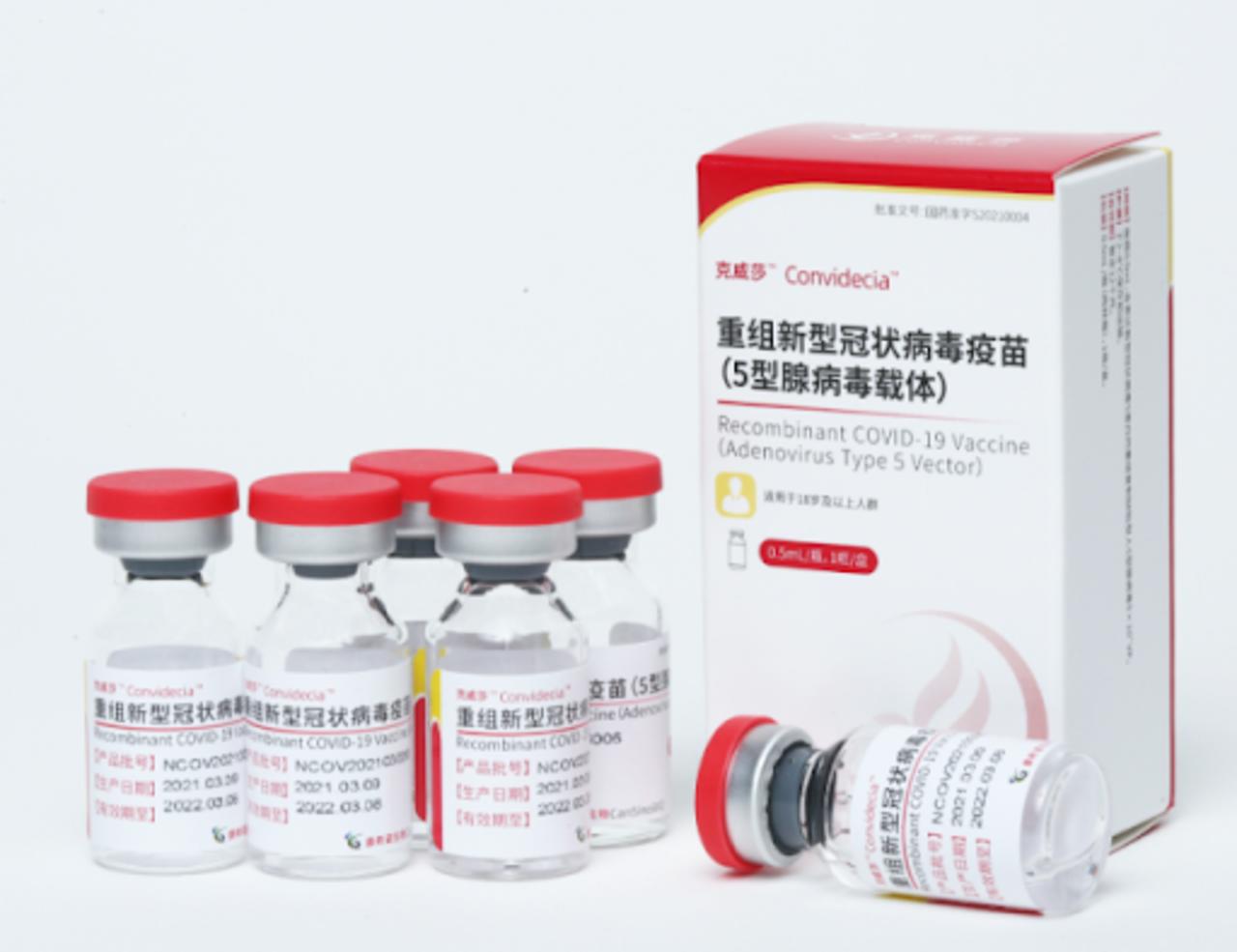 Vacuna china Convidecia contra COVID de una dosis tiene efectividad de 91.7 % frente a enfermedad grave