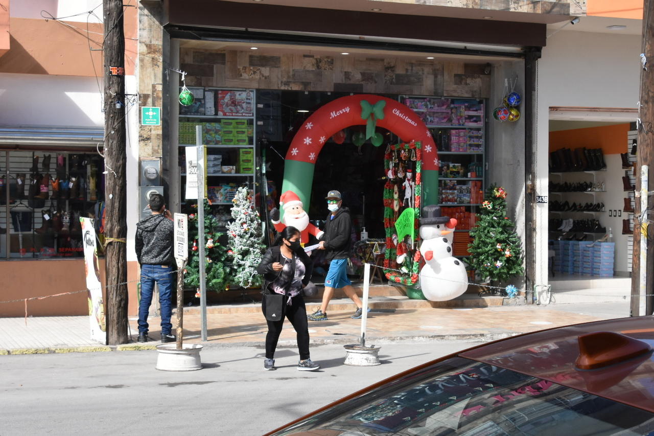 Compras de última hora en Monclova dispararon las ventas en Navidad