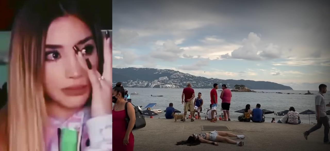 Kimberly Loaiza se 'desmaya' en Acapulco y turistas la ignoran