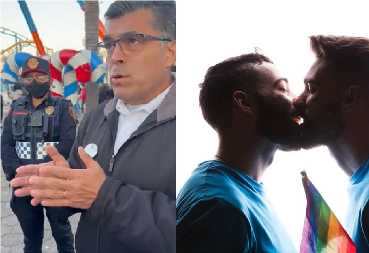 Convocan a 'besotón' tras 'discriminación' de Six Flags contra pareja gay
