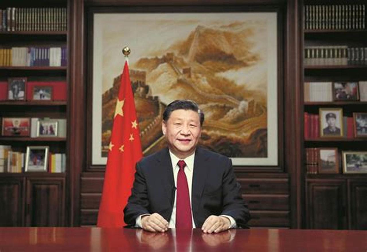 Xi Jinping habla sobre su deseo de la  reunificación Taiwán en el discurso de fin de nuevo