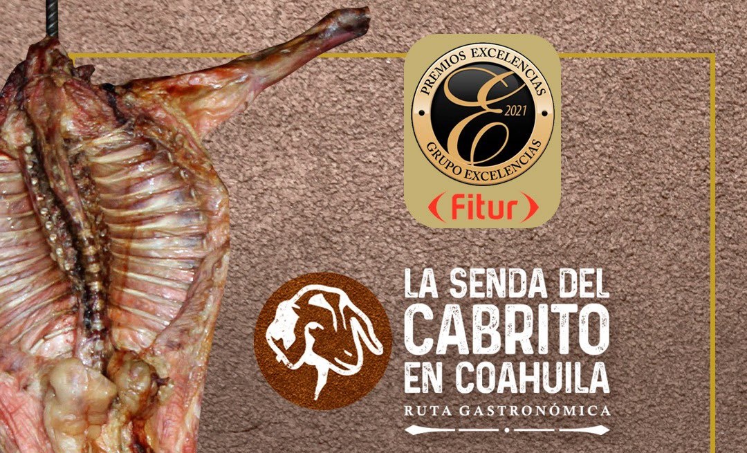 Coahuila recibe el premio Excelencias Gourmet 2021 en Feria Internacional de Turismo
