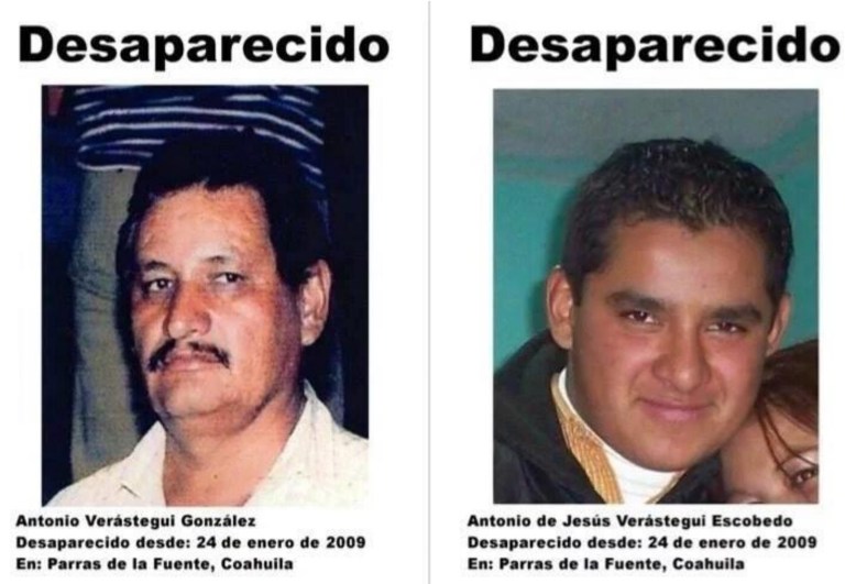 Padre e hijo desaparecidos en Parras cumplen 13 años sin localizarse