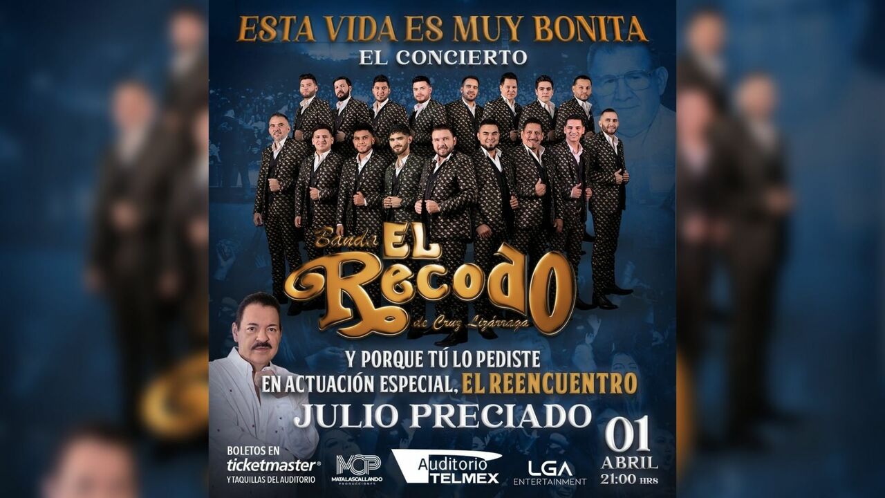 Julio Preciado y la Banda el Recodo anuncian fecha de su reencuentro