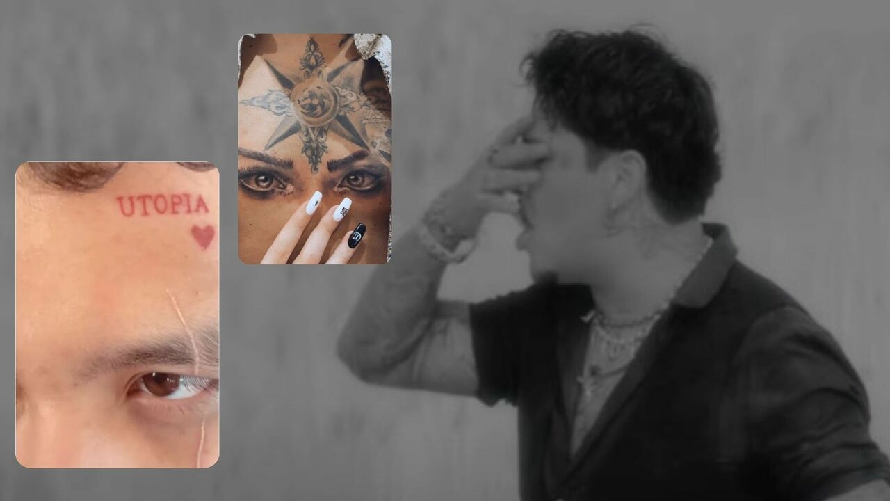 ¡Ayyy dolor!; Christian Nodal se esconde los tatuajes de Belinda en nuevo video