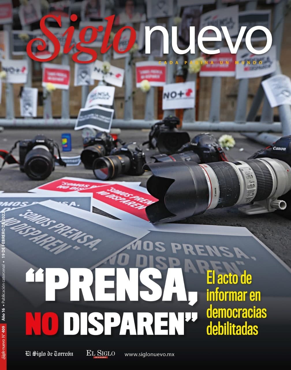 'Prensa, no disparen'
