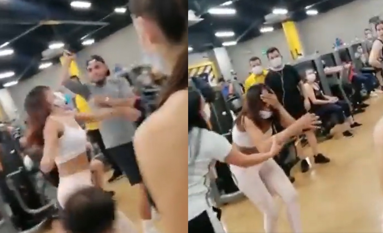 Mujer es golpeada por hombre en gimnasio; ella se negó a compartir un aparato de ejercicio