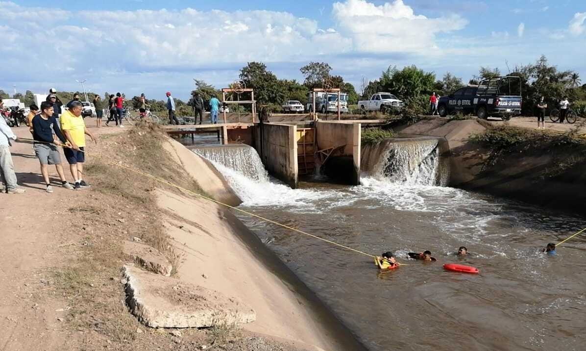 Niños se ahogan en canal de riego en Sinaloa; un perro los estaba correteando