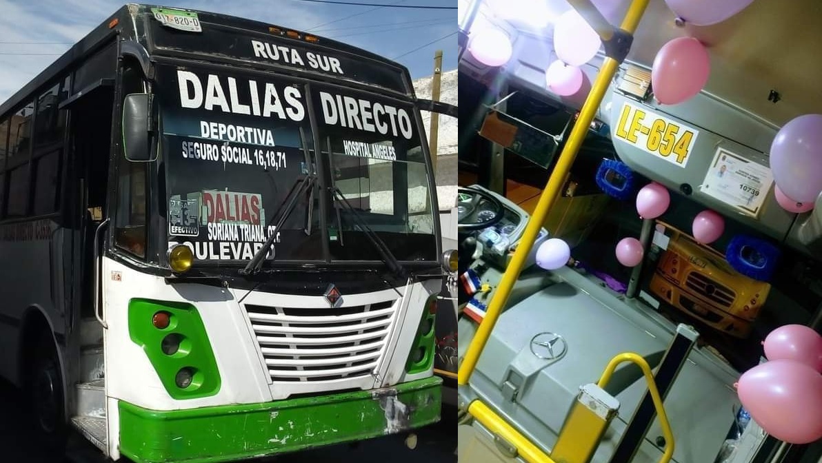 VIRAL: Autobús de Torreón conmemora el Día Internacional de las Mujeres