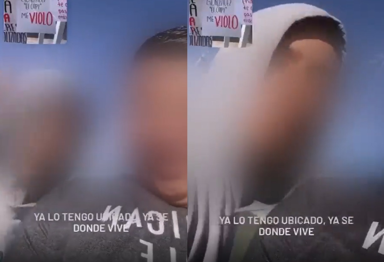 'El que nada debe, nada teme'; difunden en redes video de presunto agresor en Durango